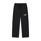 Solid Color Straight-Leg Sweatpants